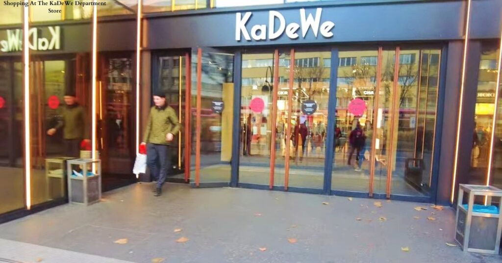 shopping at the KaDeWe department store