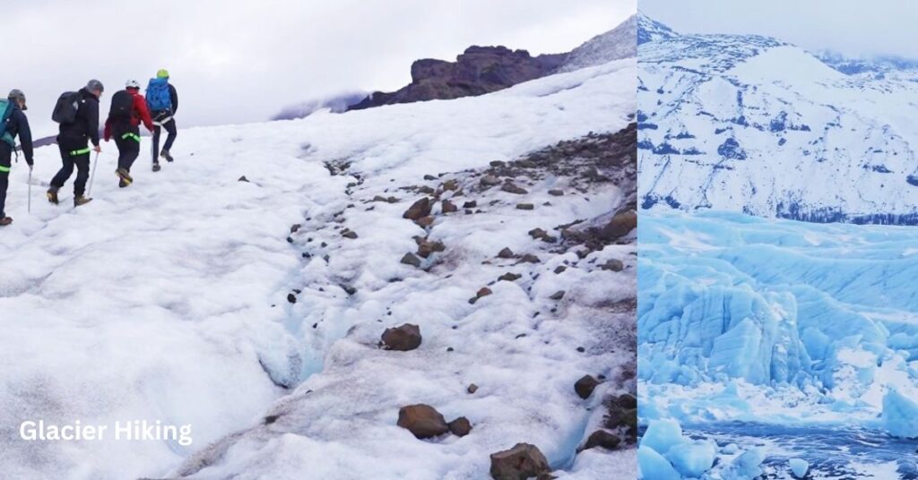 glacier hiking:
