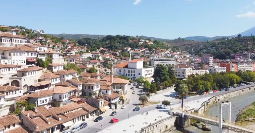 Explore the UNESCO-listed town of Berat